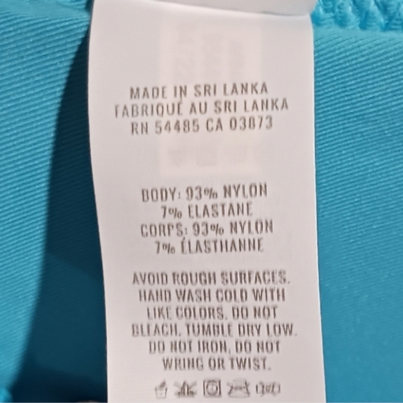 Aerie Scalloped Tie Longline Triangle Bikini Top - Picture 6 of 6